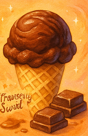  Creamy Chocolate Ice Cream.